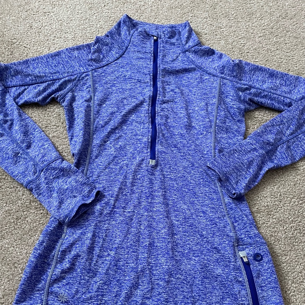 Athlete 1/2 zip long sleeve top